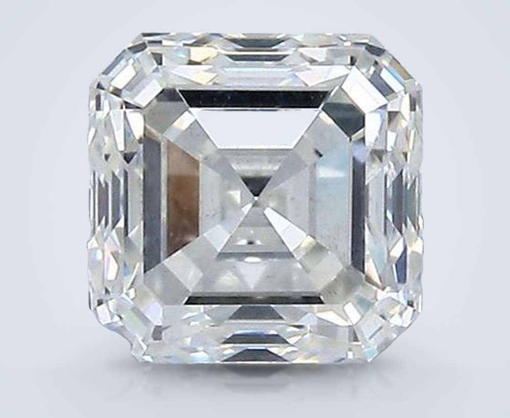 1.50ct J SI1 Very Good Cut Asscher Diamond
