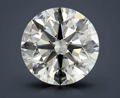 5.04ct G VVS2 Rare Carat Ideal Cut Round Diamond