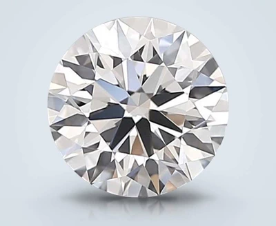 1.09ct D VS1 Rare Carat Ideal Cut Round Lab Grown Diamond