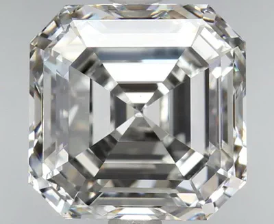 3.00ct H VS1 Rare Carat Ideal Cut Asscher Diamond
