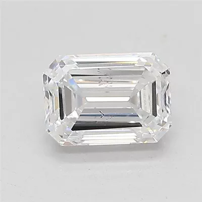 1.06ct D SI1 Excellent Cut Emerald Lab Grown Diamond