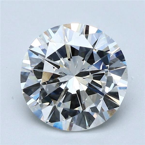 2.85ct H VS2 Good Cut Round Diamond