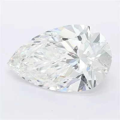 3.53ct F VS1 Rare Carat Ideal Cut Pear Lab Grown Diamond