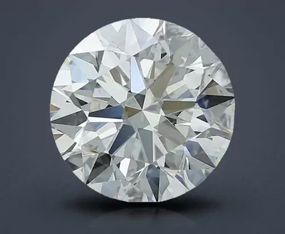 3.73ct J SI2 Rare Carat Ideal Cut Round Diamond