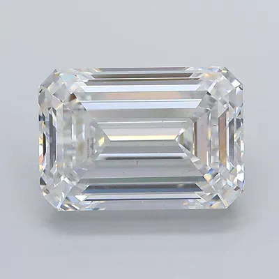 4.22ct E VS1 Rare Carat Ideal Cut Emerald Lab Grown Diamond