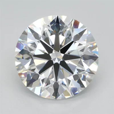 5.01ct F VS1 Rare Carat Ideal Cut Round Lab Grown Diamond