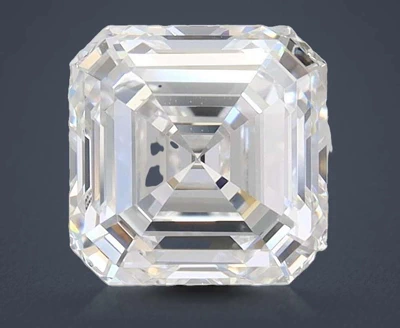 1.61ct D VVS2 Rare Carat Ideal Cut Asscher Lab Grown Diamond