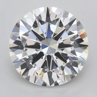 3.01ct F VVS2 Excellent Cut Round Lab Grown Diamond
