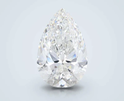 12.22ct F VVS2 Rare Carat Ideal Cut Pear Lab Grown Diamond