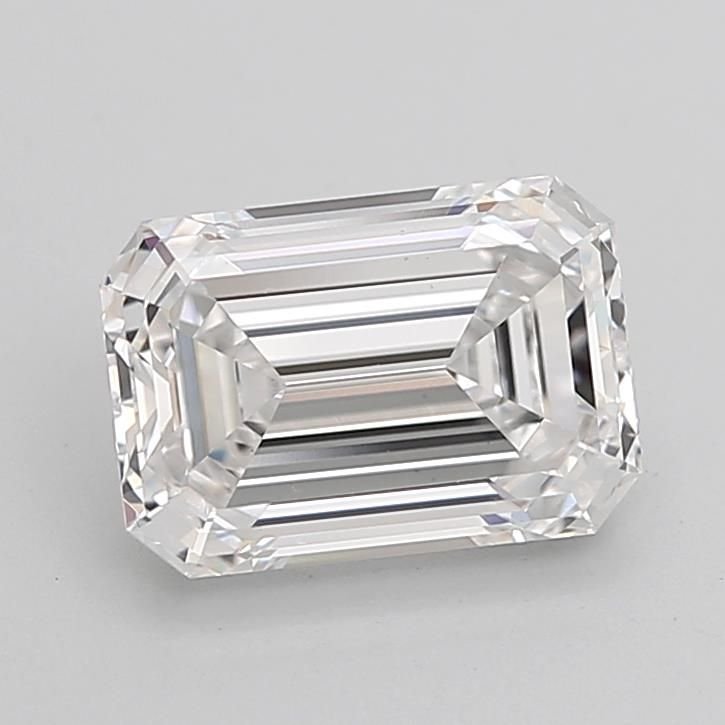 3.08ct E VS1 Rare Carat Ideal Cut Emerald Lab Grown Diamond