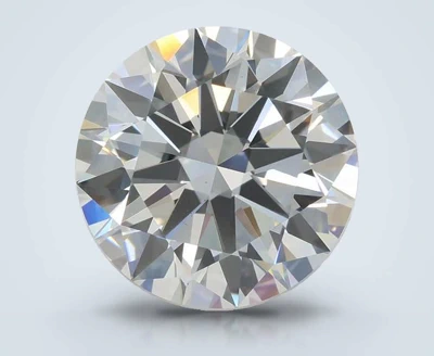 5.02ct F VS2 Rare Carat Ideal Cut Round Lab Grown Diamond