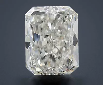 3.01ct I SI2 Rare Carat Ideal Cut Radiant Diamond