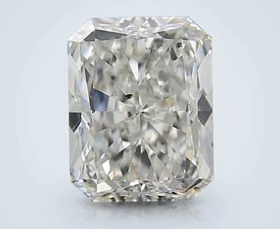 3.01ct I SI2 Rare Carat Ideal Cut Radiant Diamond