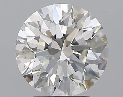 2.51ct I SI1 Rare Carat Ideal Cut Round Diamond