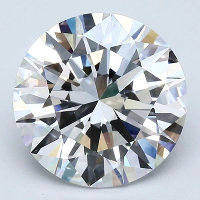 4.71ct D VVS2 Rare Carat Ideal Cut Round Diamond