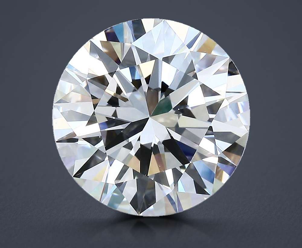 4.71ct D VVS2 Rare Carat Ideal Cut Round Diamond