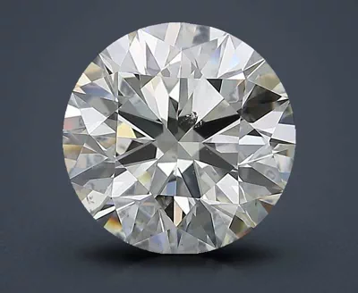 3.00ct K SI1 Rare Carat Ideal Cut Round Diamond