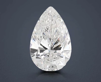 4.02ct D VS2 Rare Carat Ideal Cut Pear Lab Grown Diamond