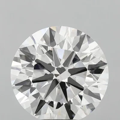 6.04ct F SI1 Rare Carat Ideal Cut Round Lab Grown Diamond