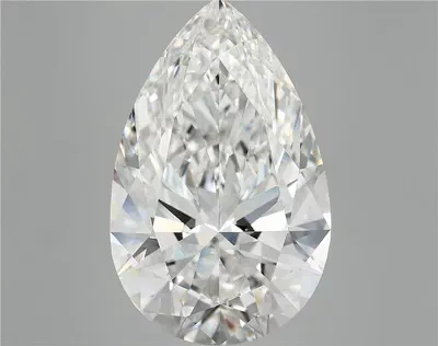 11.32ct F VVS2 Rare Carat Ideal Cut Pear Lab Grown Diamond