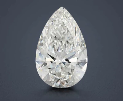 11.32ct F VVS2 Rare Carat Ideal Cut Pear Lab Grown Diamond
