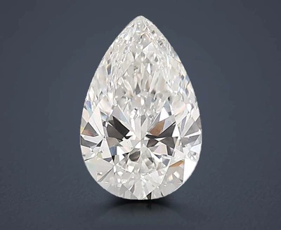 3.02ct F VS1 Rare Carat Ideal Cut Pear Lab Grown Diamond