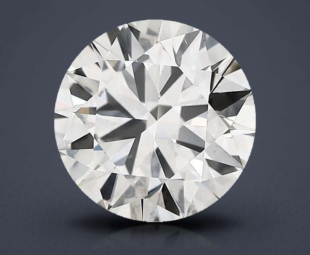 6.01ct H VS1 Excellent Cut Round Lab Grown Diamond