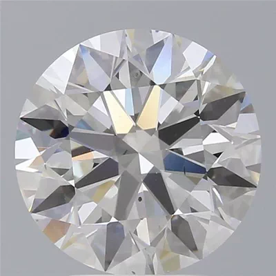 3.25ct H VS2 Rare Carat Ideal Cut Round Diamond
