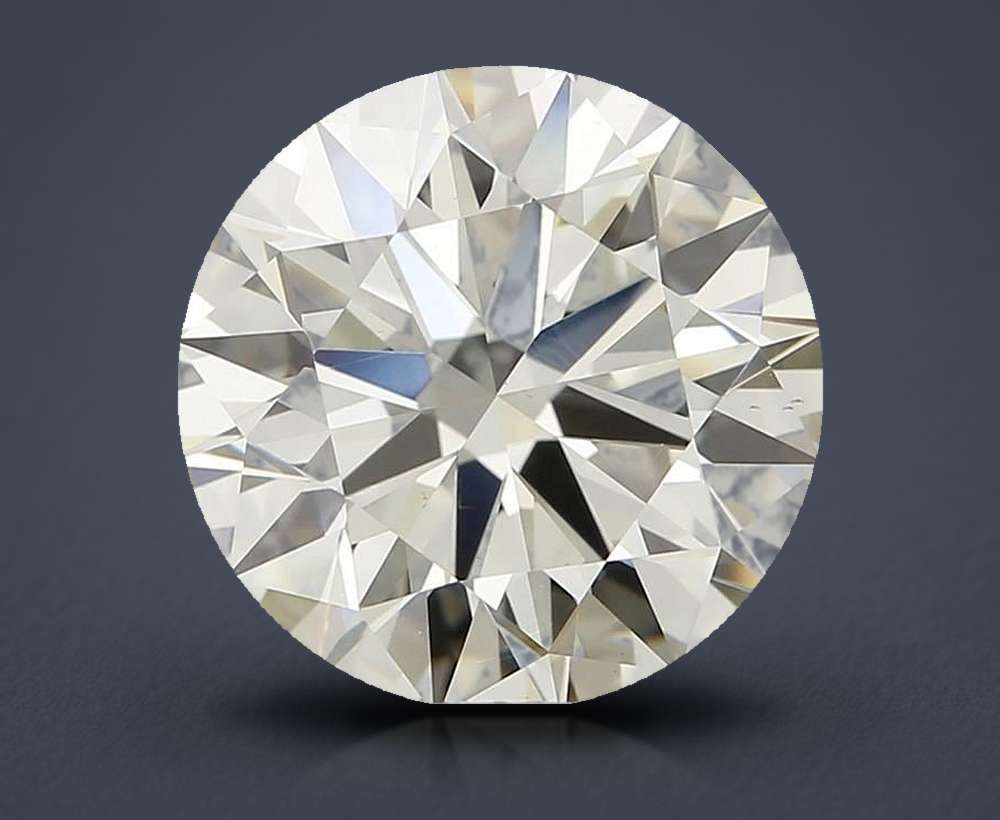 2.50ct K VS2 Rare Carat Ideal Cut Round Diamond