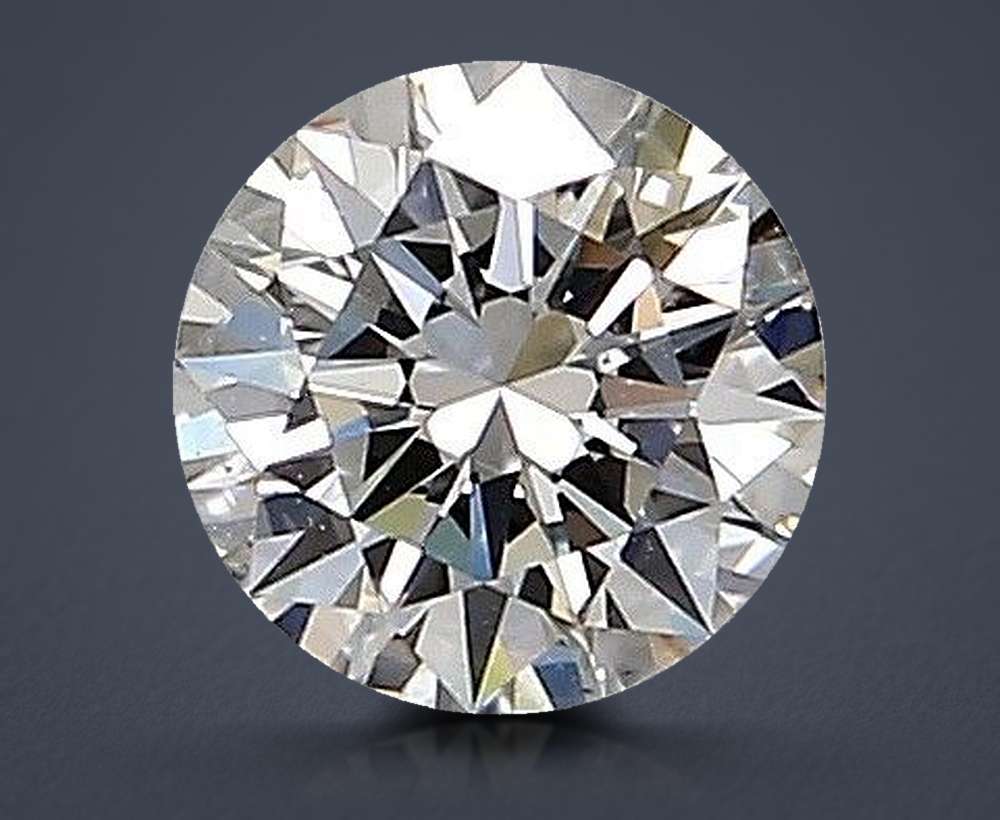 0.53ct G VS2 Rare Carat Ideal Cut Round Diamond