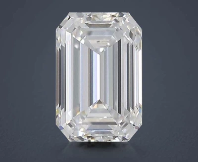 1.32ct D VVS2 Rare Carat Ideal Cut Emerald Lab Grown Diamond