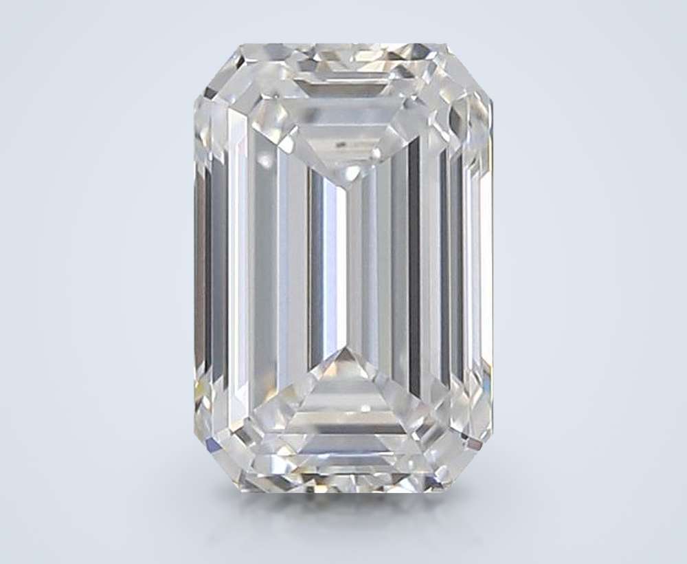 1.32ct D VVS2 Rare Carat Ideal Cut Emerald Lab Grown Diamond