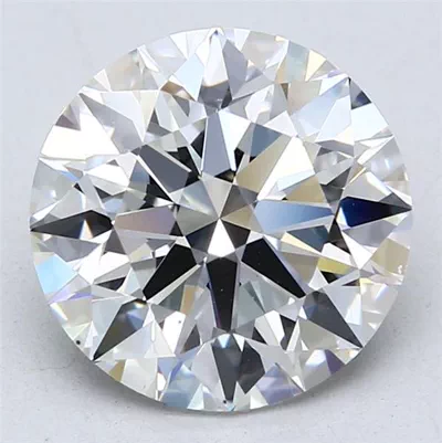 4.05ct F VS1 Rare Carat Ideal Cut Round Lab Grown Diamond