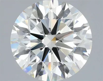 3.16ct K VVS2 Rare Carat Ideal Cut Round Diamond