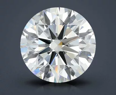 3.16ct K VVS2 Rare Carat Ideal Cut Round Diamond