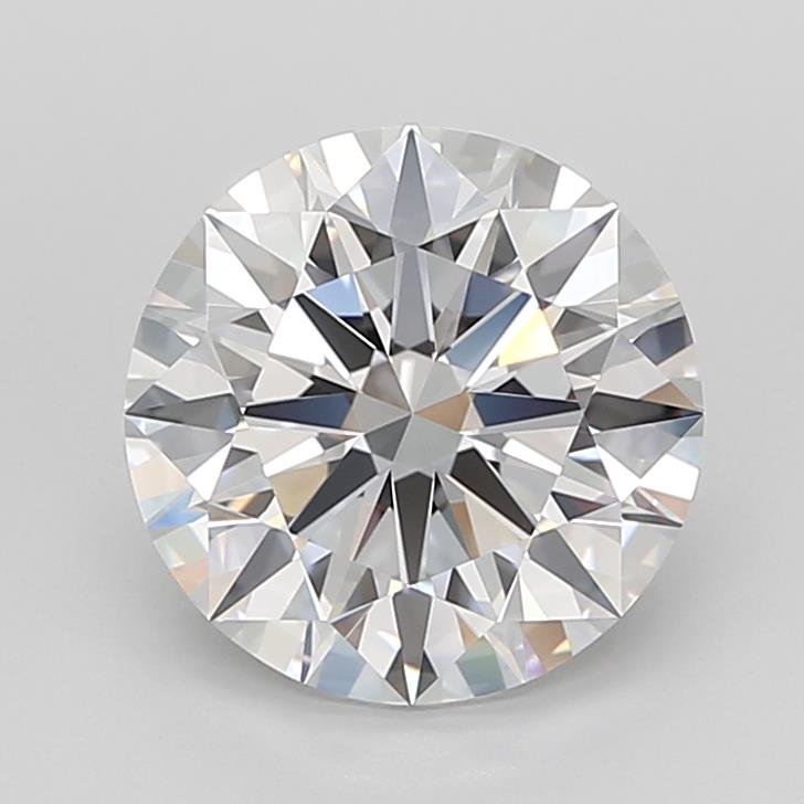 4.63ct D FL Rare Carat Ideal Cut Round Lab Grown Diamond