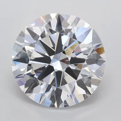2.27ct D VVS2 Rare Carat Ideal Cut Round Lab Grown Diamond