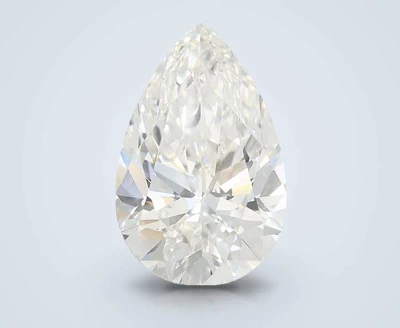 6.06ct E VVS2 Rare Carat Ideal Cut Pear Lab Grown Diamond