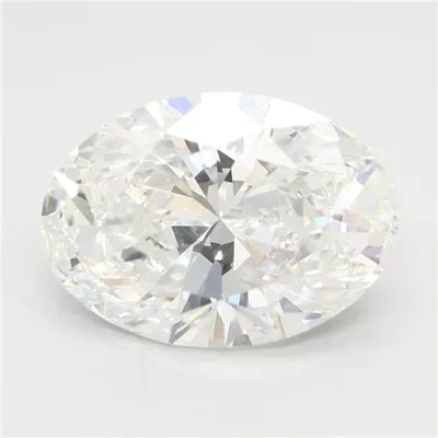 4.08ct F VVS2 Rare Carat Ideal Cut Oval Lab Grown Diamond