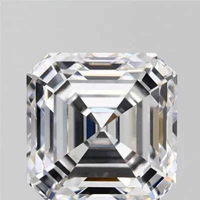 2.05ct D VS1 Rare Carat Ideal Cut Asscher Lab Grown Diamond