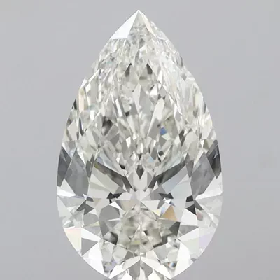 8.01ct I VVS1 Rare Carat Ideal Cut Pear Diamond
