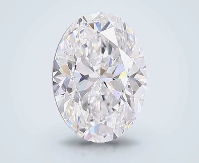 3.01ct D VS2 Rare Carat Ideal Cut Oval Lab Grown Diamond