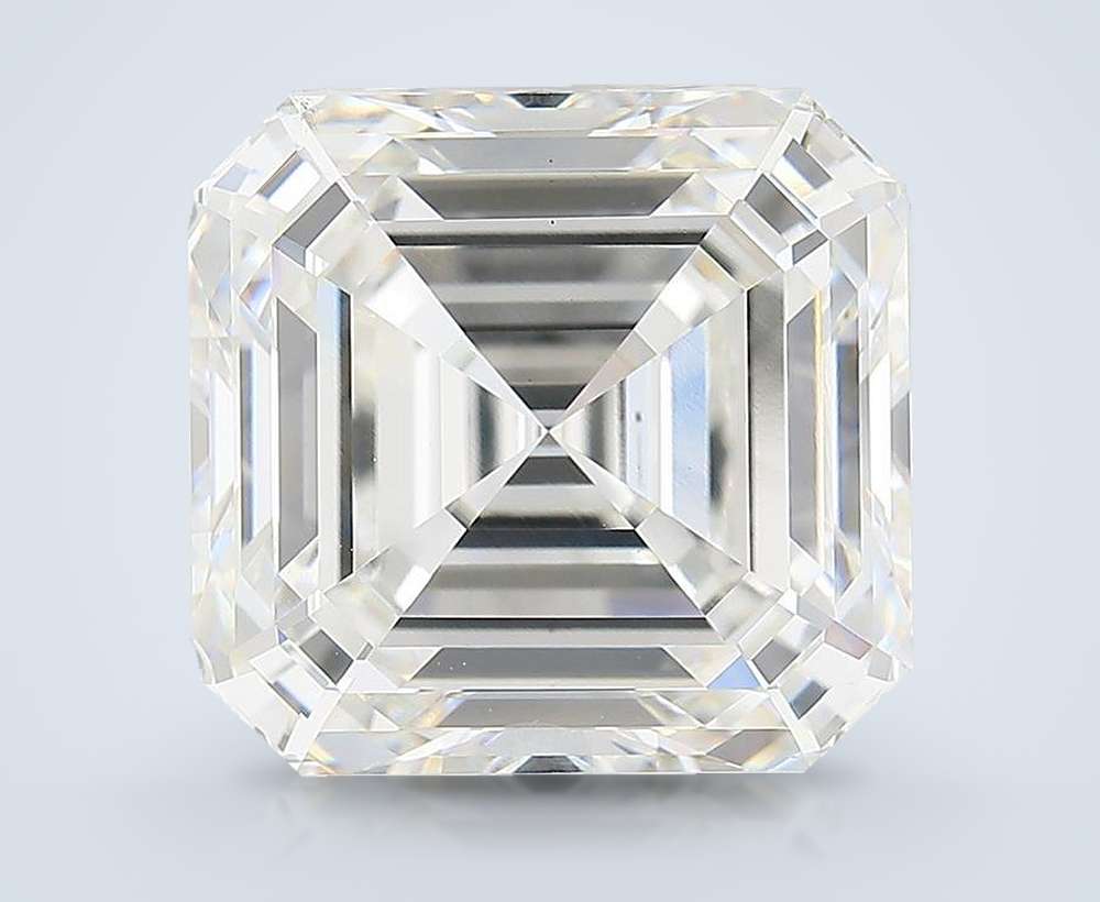10.52ct F VS1 Rare Carat Ideal Cut Asscher Lab Grown Diamond
