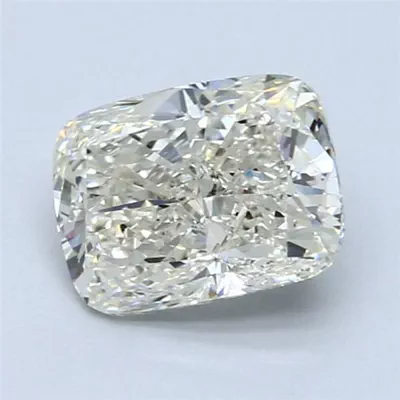 2.01ct K SI1 Rare Carat Ideal Cut Cushion Diamond