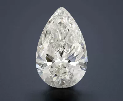 11.90ct G VVS2 Rare Carat Ideal Cut Pear Lab Grown Diamond