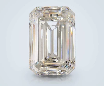 32.29ct H VS2 Rare Carat Ideal Cut Emerald Lab Grown Diamond