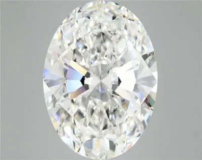 10.04ct F VVS2 Rare Carat Ideal Cut Oval Lab Grown Diamond