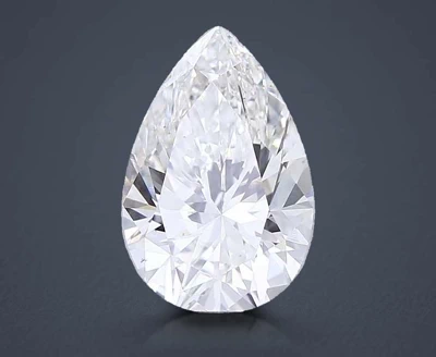 4.02ct G VS2 Rare Carat Ideal Cut Pear Lab Grown Diamond