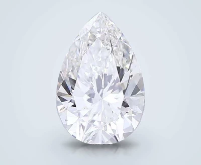 4.02ct G VS2 Rare Carat Ideal Cut Pear Lab Grown Diamond