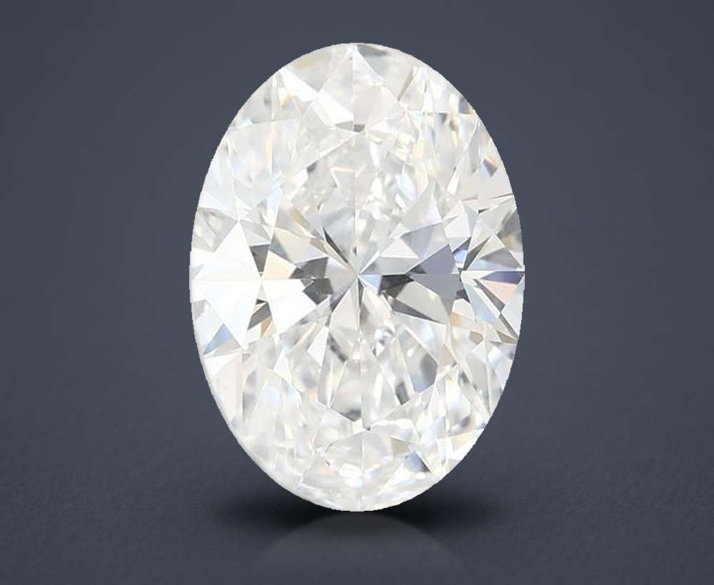 1.53ct D VVS2 Rare Carat Ideal Cut Oval Lab Grown Diamond